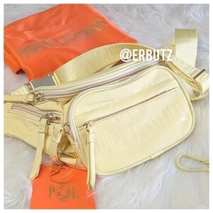 🇦🇺Poppy Lissiman Malibu Waistbag, Burro w/Goldtone Hardware, Dust Bag Included